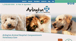 Desktop Screenshot of myarlingtonvet.com